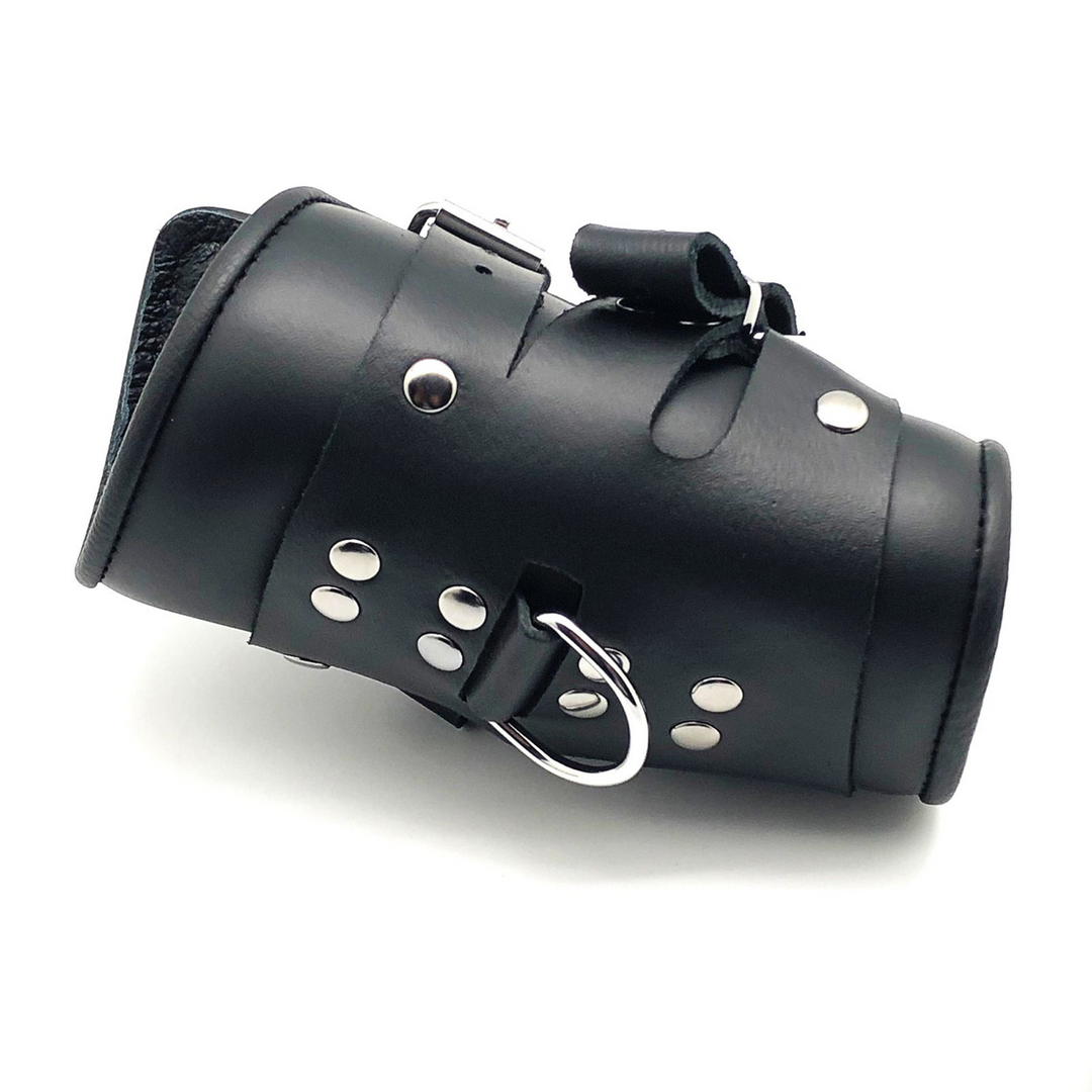 Deluxe Leren Ophangband - Zwart