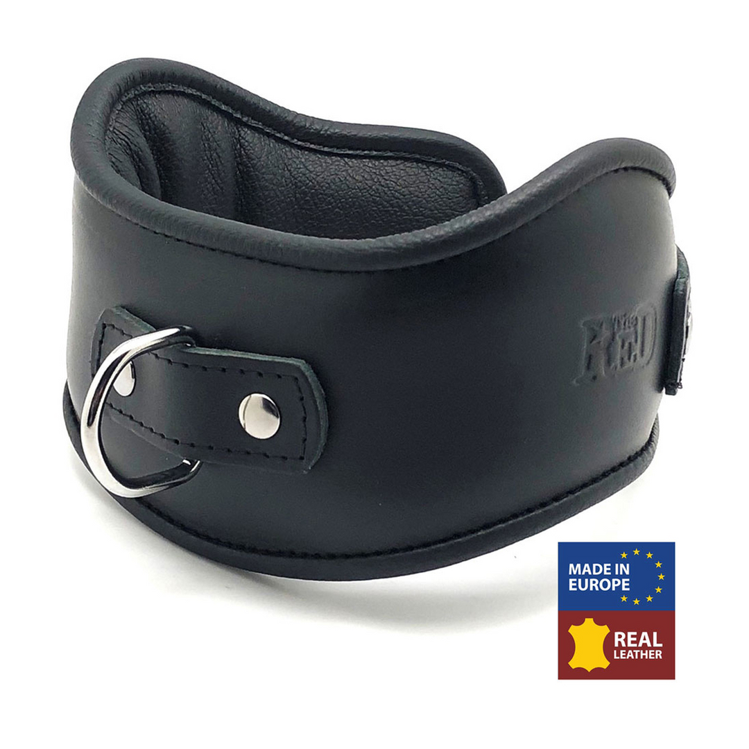 Leren Halsband - Zwart