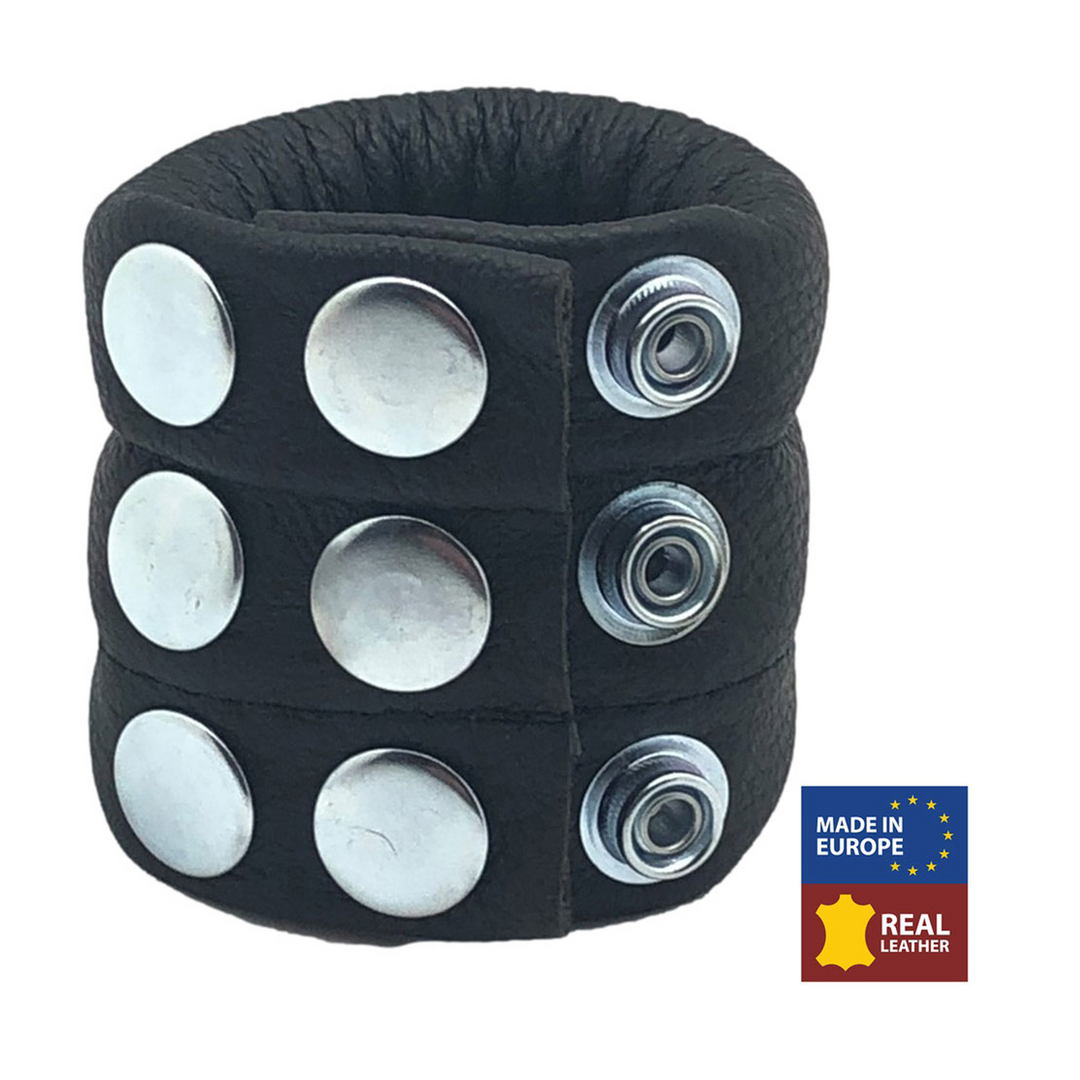Verstelbare Leren Ballstretcher 190 gr - Zwart