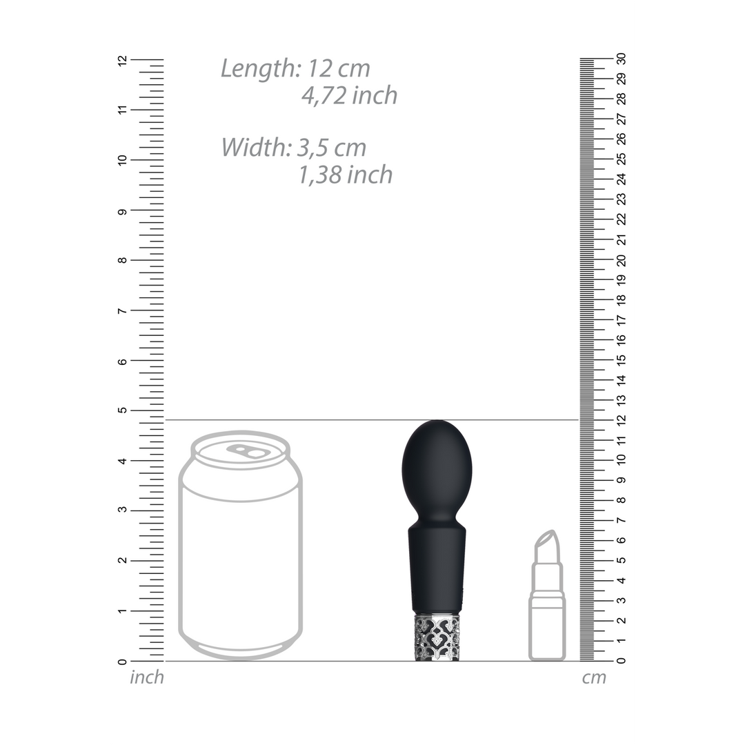 Royal Gems - Brilliant - Mini Wand Vibrator