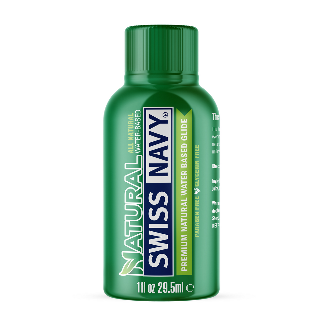 Swiss Navy - Natural - Premium All Natural Waterbased Lubricant - 1 fl oz / 29,5 ml - Fishbowl 50 Pieces