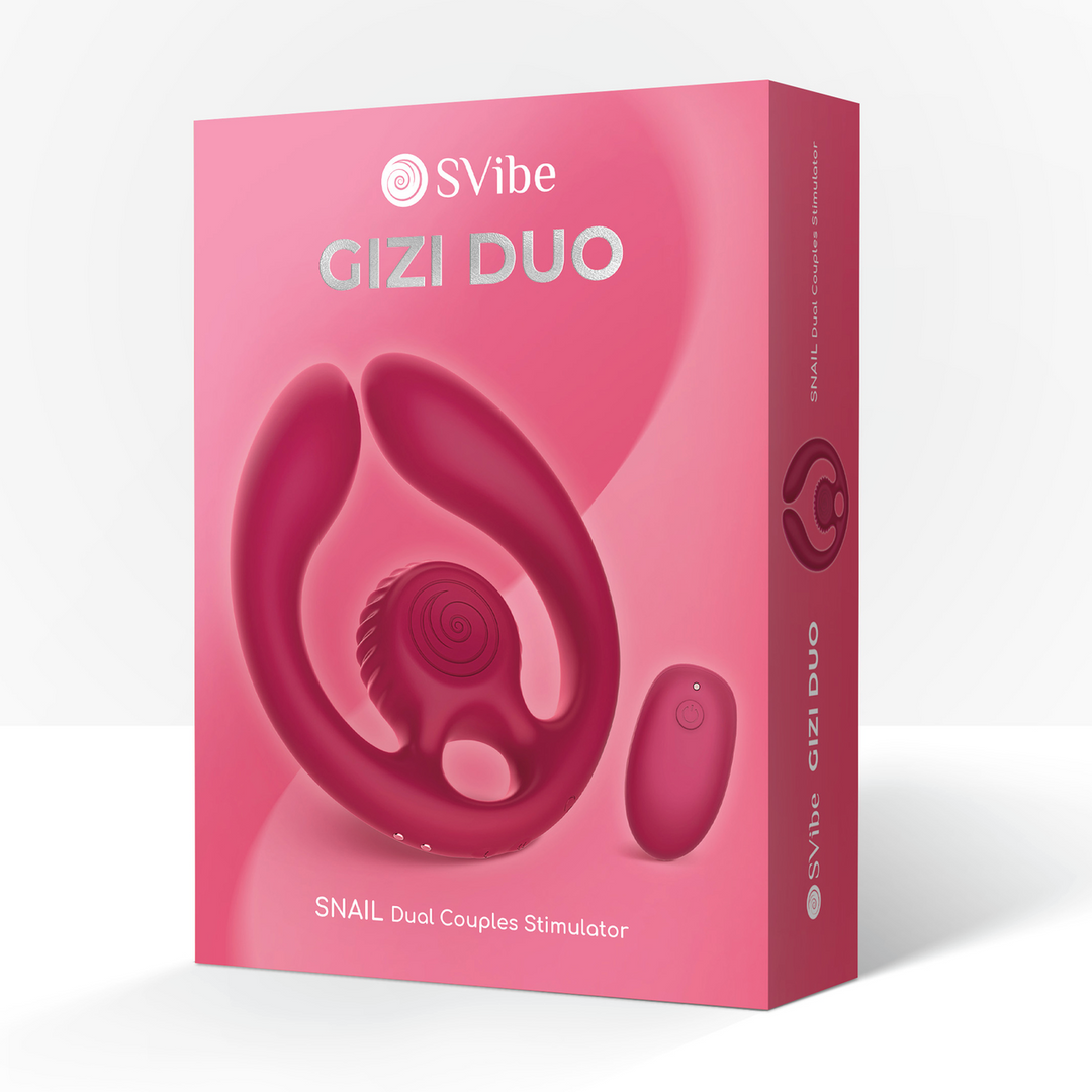 Snail Vibe - GIZI Duo - Dual Couples Stimulator - Bordeauxt