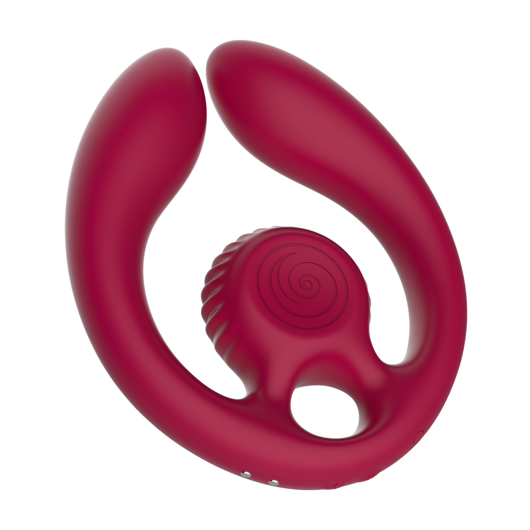 Snail Vibe - GIZI Duo - Dual Couples Stimulator - Bordeauxt
