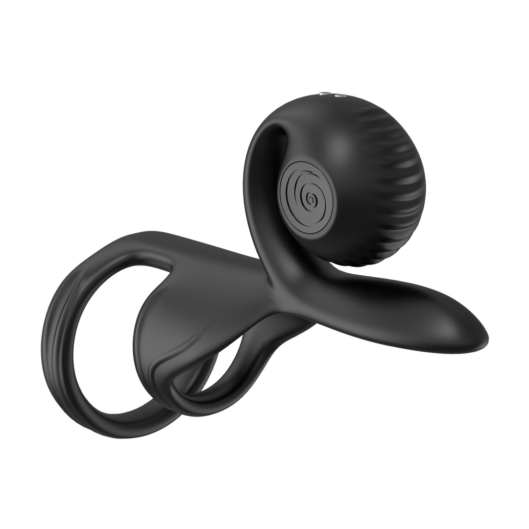 Snail Vibe - JOVI - Dual Couples Ring Stimulator - Zwart