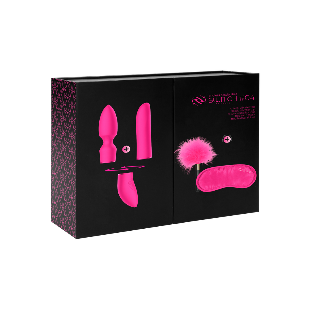 Switch - Pleasure Kit #4 - Vibrator with Different Attachments