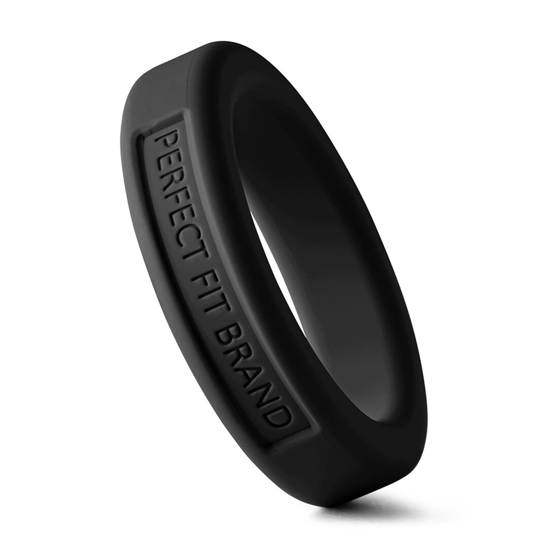 PerfectFit - Silicone Hefty Ring Classic - Cockring - 1,4 / 3,6 cm - Zwart