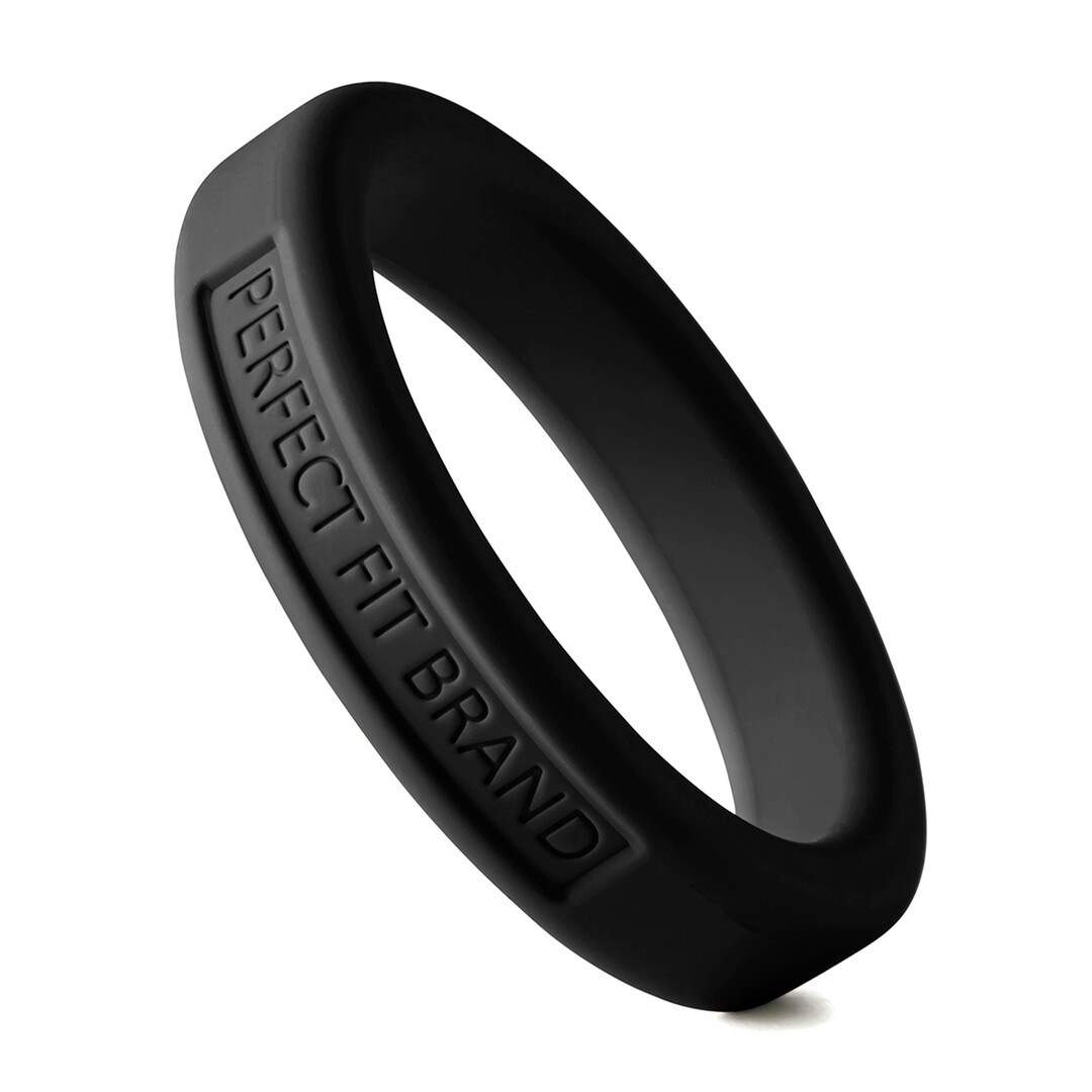 PerfectFit - Silicone Hefty Ring Classic - Cockring - 1,75 / 4,4 cm - Zwart