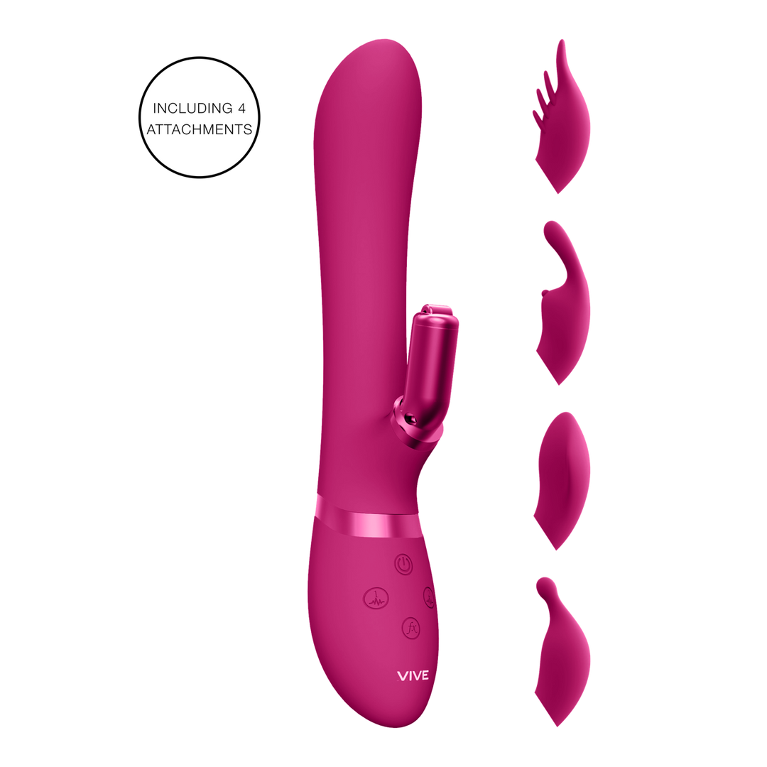 VIVE - Chou - G-Spot Rabbit  Clitoral Stimulator - Roze
